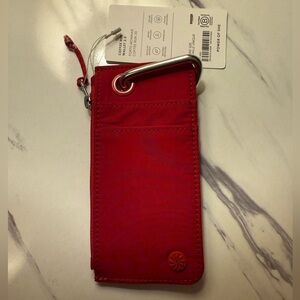 Athleta Coffee Run Wallet with Clip